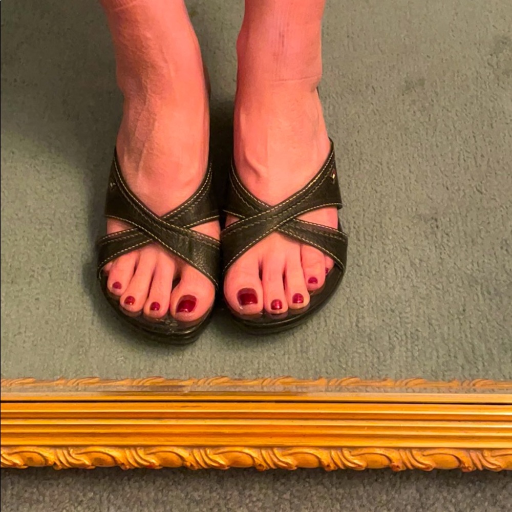 Tommy Hilfiger Black Sandals